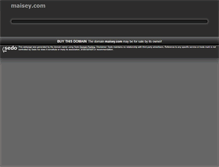 Tablet Screenshot of maisey.com
